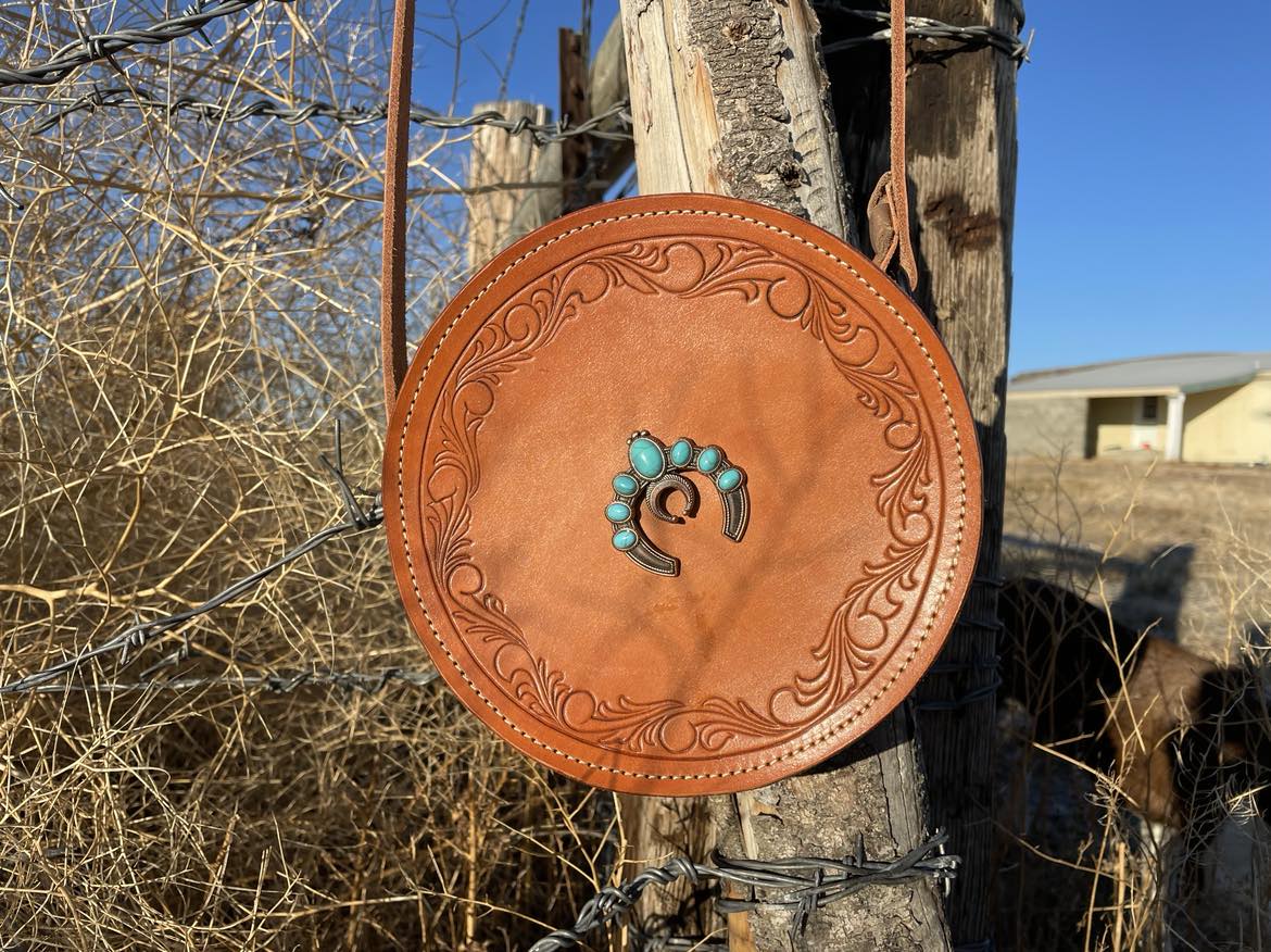 Handmade Western Round Purse