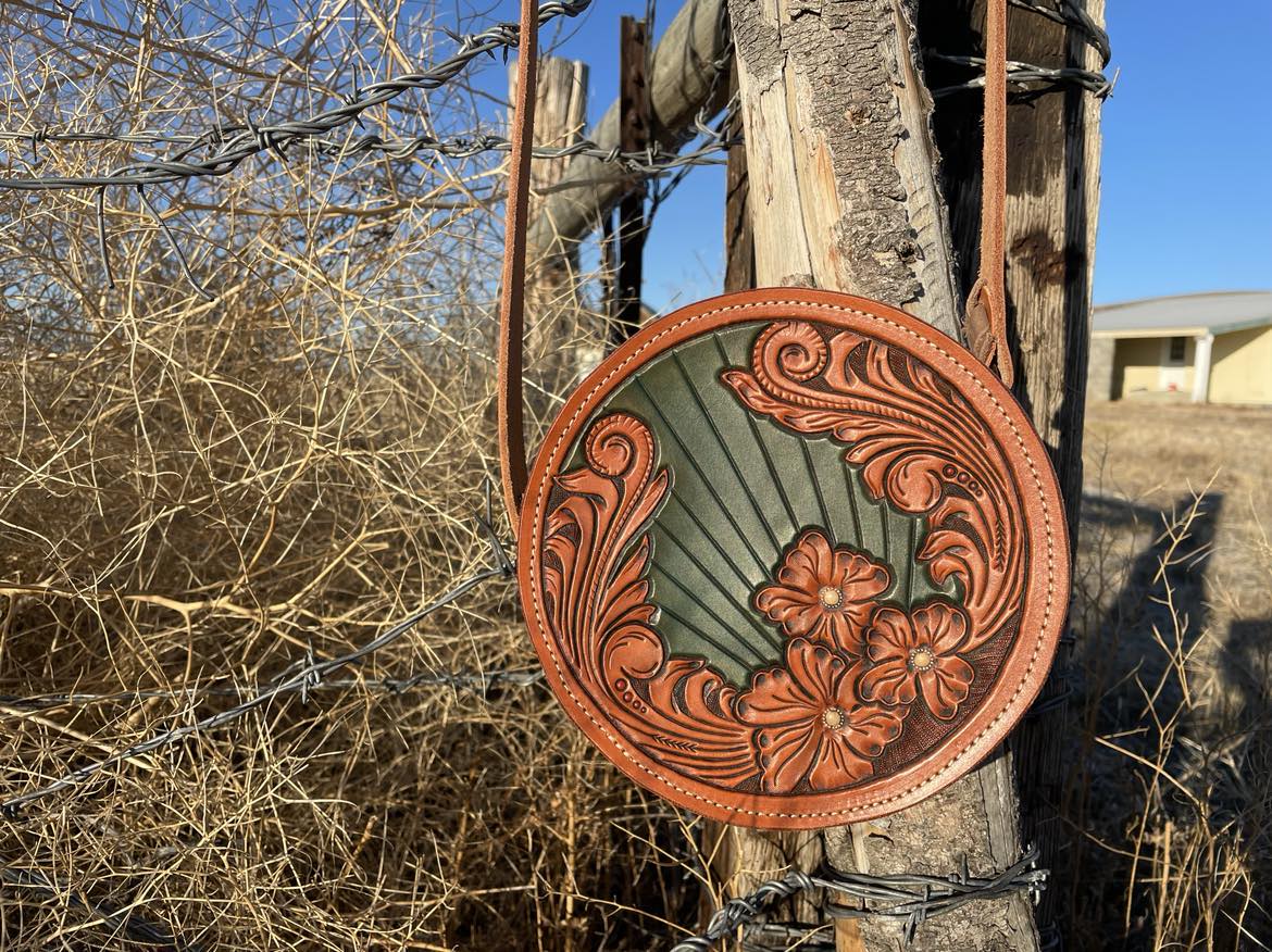 Handmade Western Round Purse